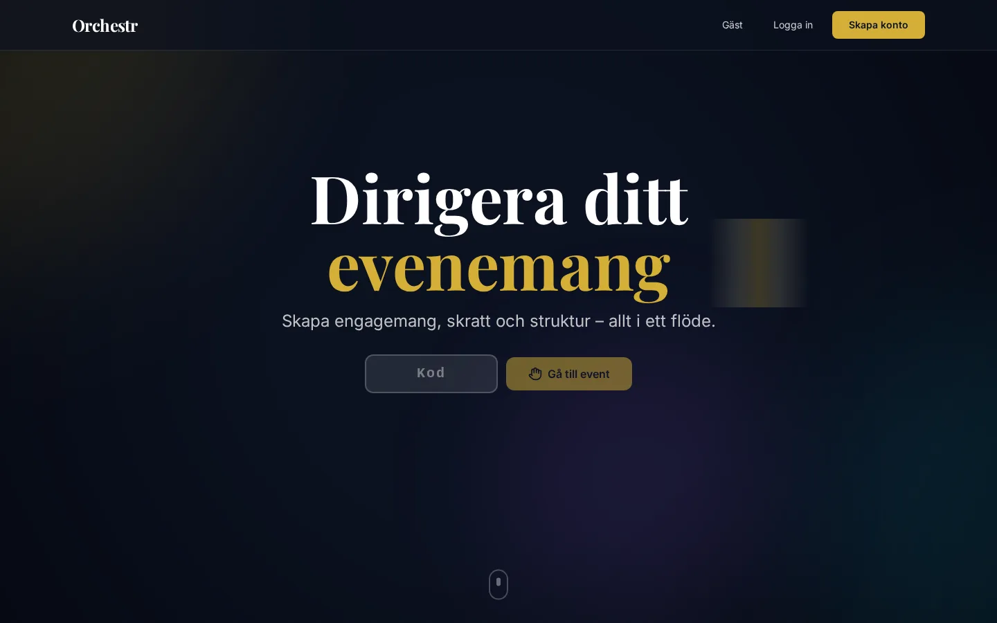 Orchestr på desktop