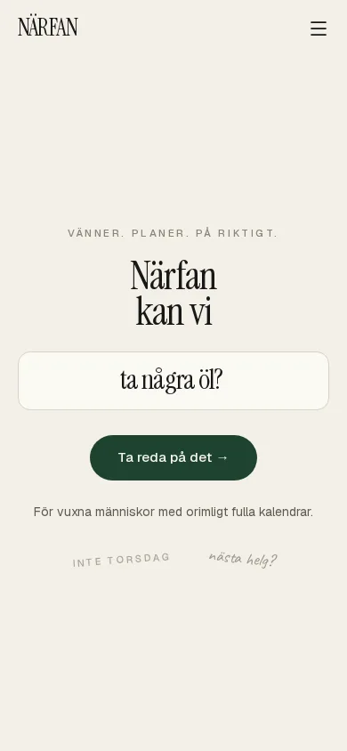 NÄRFAN på mobil